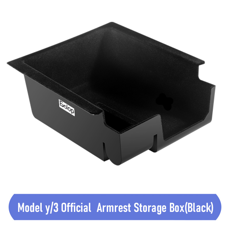 Model y/3 Official  Armrest Storage Box(Black)